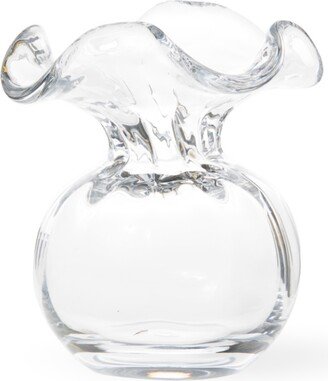 Hibiscus Glass Bud Vase