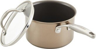 Ascend Hard Anodized Aluminum Non-Stick 3-Quart Saucepan with Lid