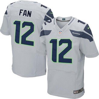 Men's Seattle Seahawks 12s Gray Elite Jersey