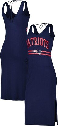 Women's G-iii 4Her by Carl Banks Navy New England Patriots Training V-neck Maxi Dress