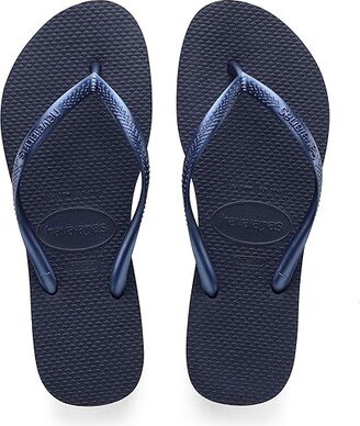 Slim Flip Flop Sandal (Navy) Women's Sandals