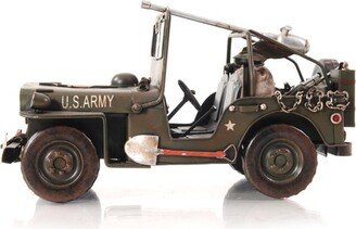 Green 1941 Willys-Overland Jeep 1:12 Scale Model