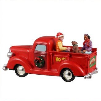 Lemax Jolly Joyride Carols #24013 Red Truck Caddington Christmas Village Figurines 2022 New Retail Packaging