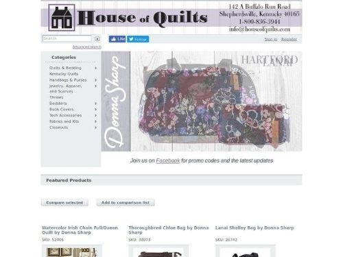 House Of Quilts Promo Codes & Coupons