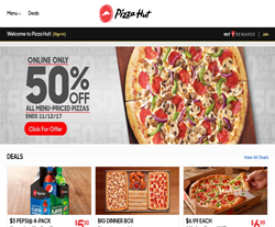 Pizza Hut Promo Codes & Coupons