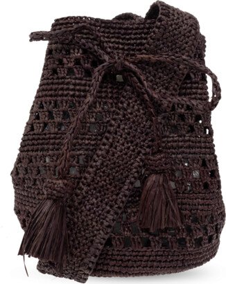 ‘Beach’ Bucket Shoulder Bag - Brown