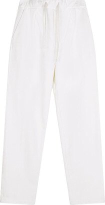 Panama Route Cotton Sweatpants White