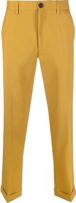 High-Rise Chino Trousers