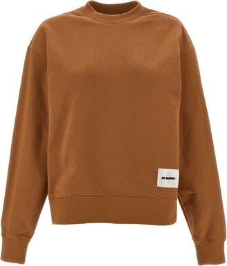 Jil Sander+ Logo Patch Crewneck Sweatshirt