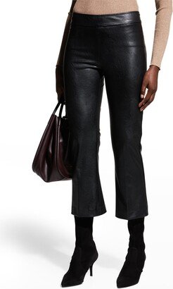 Leo Cropped Vegan Leather Pants