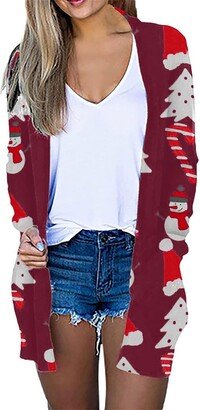 NAKHOPAZ Christmas Cardigan for Women