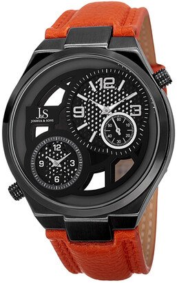 Joshua & Sons Men's Dual Time Watch