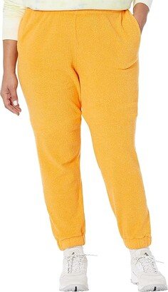 Teddy Fleece Sweatpants (Mango) Women's Clothing