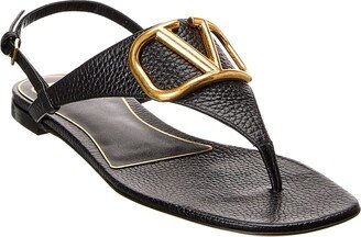 Vlogo Grainy Leather Sandal