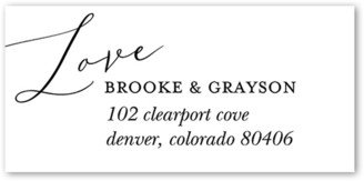 Address Labels: Change Of Plans Address Label, White, Address Label, Matte