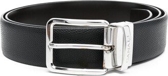 Buckled Leather Belt-AB