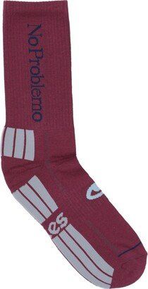 Socks & Hosiery Burgundy-AB