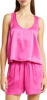 Racerback Silk Pajama Tank