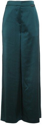 Satin Wide-Leg Pants-AA