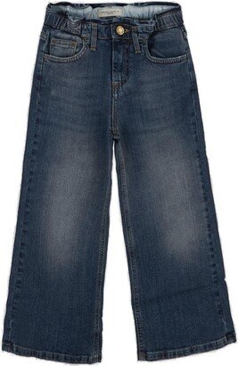 Elastic Waist Jeans-AA