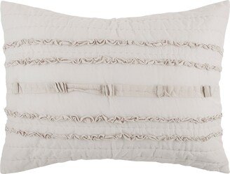 Hattie Natural Hand Quilted Cotton Sham