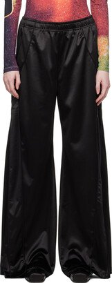 Black Twisted Seams Lounge Pants