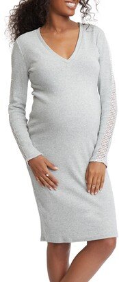 Maternity Sweatshirt Dress