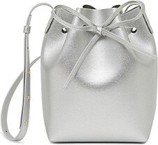 Mini Leather Bucket Bag-AB