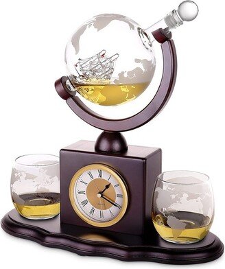 Deluxe Whiskey Decanter Set