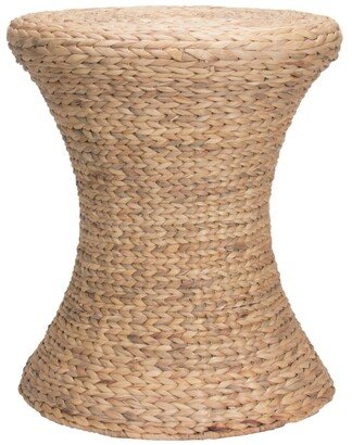 Household Essential Hourglass Water Hyacinth Wicker Table