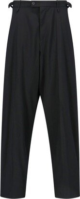 Loop Belted Wide-Leg Pants