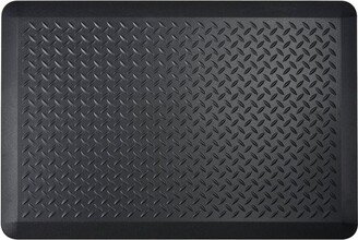 Aspen Creative Anti-Fatigue Floor Mat, Tread Plate Pattern 24x36x2/3 - 24x36-AA