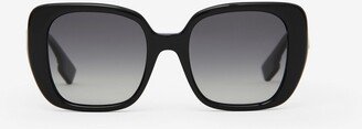 Monogram Motif Oversized Square Frame Lola Sunglasses