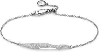 Sterling Silver Riva Diamond Bracelet - 0.13 ctw