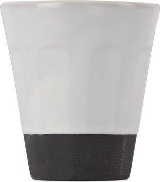 BKLYN CLAY SSENSE Exclusive White Faceted Tumbler