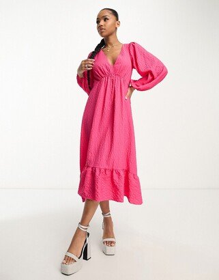 Ammie midi dress in pink