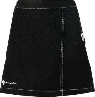 CHOCOOLATE Logo-Embroidered Wrap Shorts