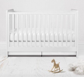 MixNMatch Gray Band Crib/Toddler ruffles/skirt