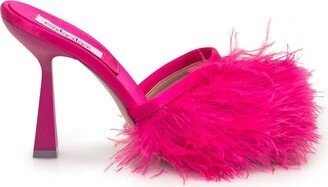 Sebastian Milano Ross Feather Embellished Mules