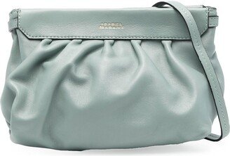 Luz leather clutch bag-AA