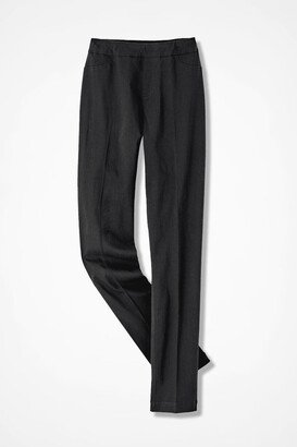 Women's Pull-On Anywear ShapeMe Ankle Pants - Black - 4P - Petite Size