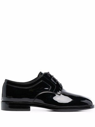 Tabi lace-up leather brogues-AB