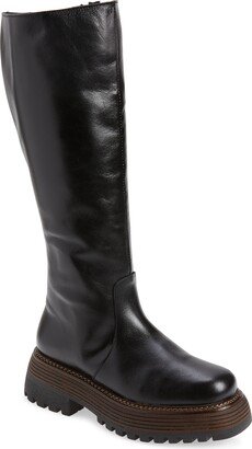 Rhodes Knee High Platform Boot