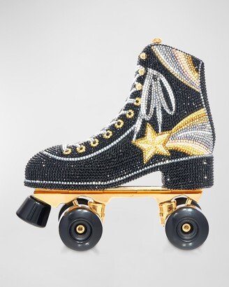 Skate Night Roller Skate Crystal Minaudiere