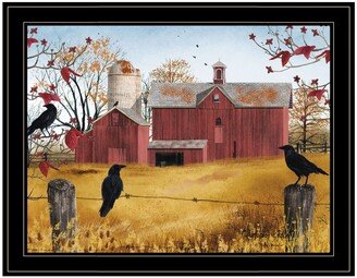 Autumn Gold by Billy Jacobs, Ready to hang Framed Print, Black Frame, 27 x 21