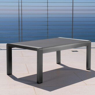 Cape Coral Outdoor Aluminum Rectangle Coffee Table