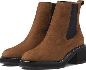 The Carina Platform Chelsea Boot (Burled Wood) Women's Boots