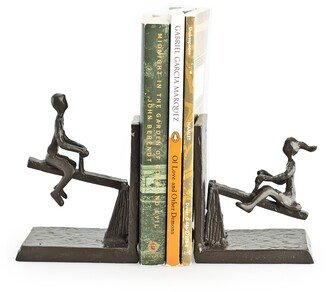 See-Saw Metal Bookend Set