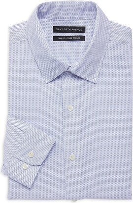 Saks Fifth Avenue Made in Italy Saks Fifth Avenue Men's Slim Fit Dress Shirt-AD