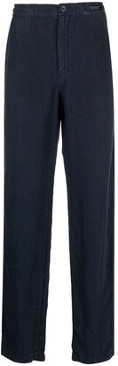 Straight-Leg Linen Trousers-AC